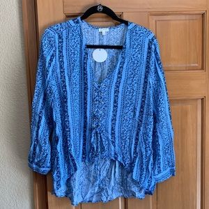 Boho long sleeve shirt